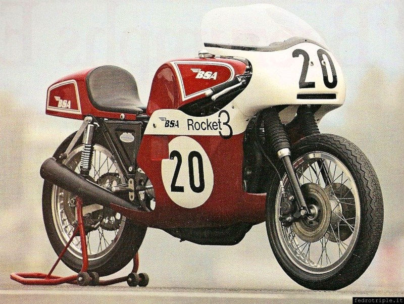 1971 200 Miles Daytona BSA Rocket 3 Mike Hailwood Pettinari